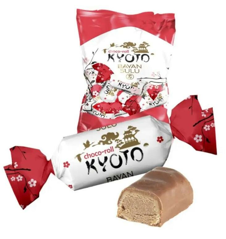 Конфеты шоколадные Kyoto choco-roll (шоколадная) Баян Сулу 1кг