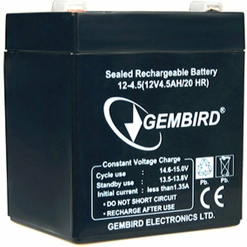 Аккумуляторная батарея 12 В для ИБП-UPS 4.5 А/ч Gembird BAT-12V4.5AH