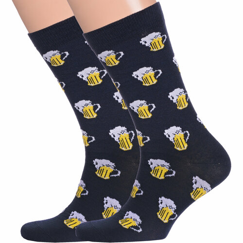 фото Носки красная ветка, 2 пары, размер 25, синий