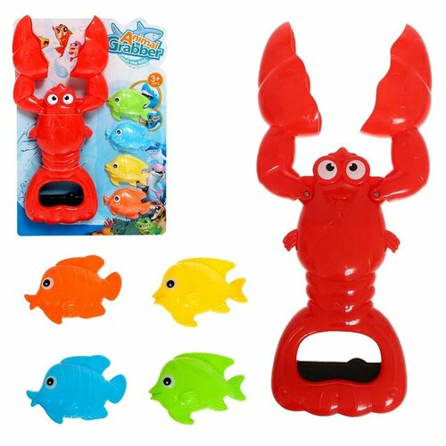 Хваталка-манипулятор Крабик ловит рыбок 4 рыбки в комплекте 578₽