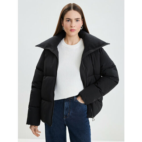 фото Куртка zarina, размер xl (ru 50), черный