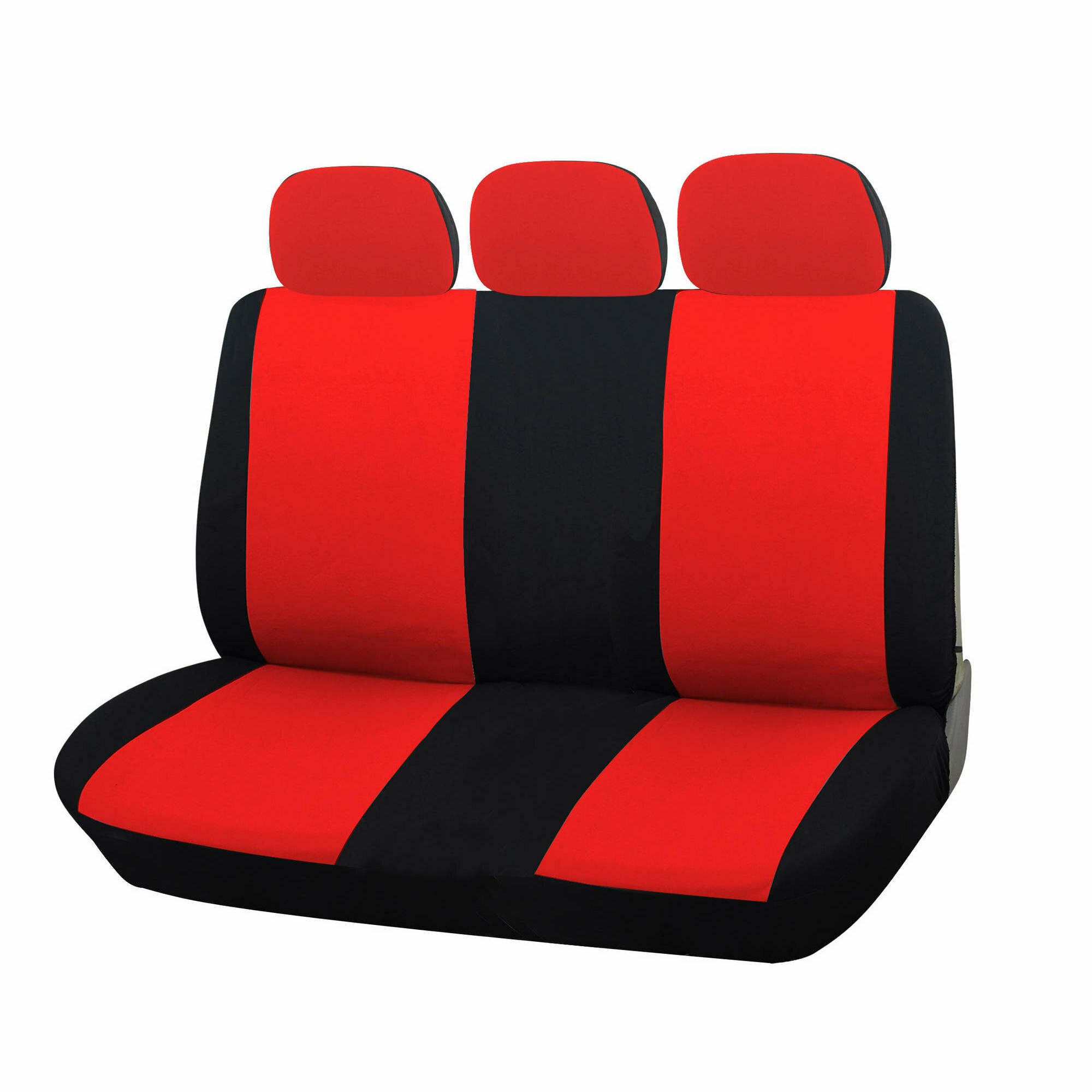 Чехлы для сидений универсал "RS-4k+" передн/задн(9 предм) велюр черн/красн ACS-VP-08