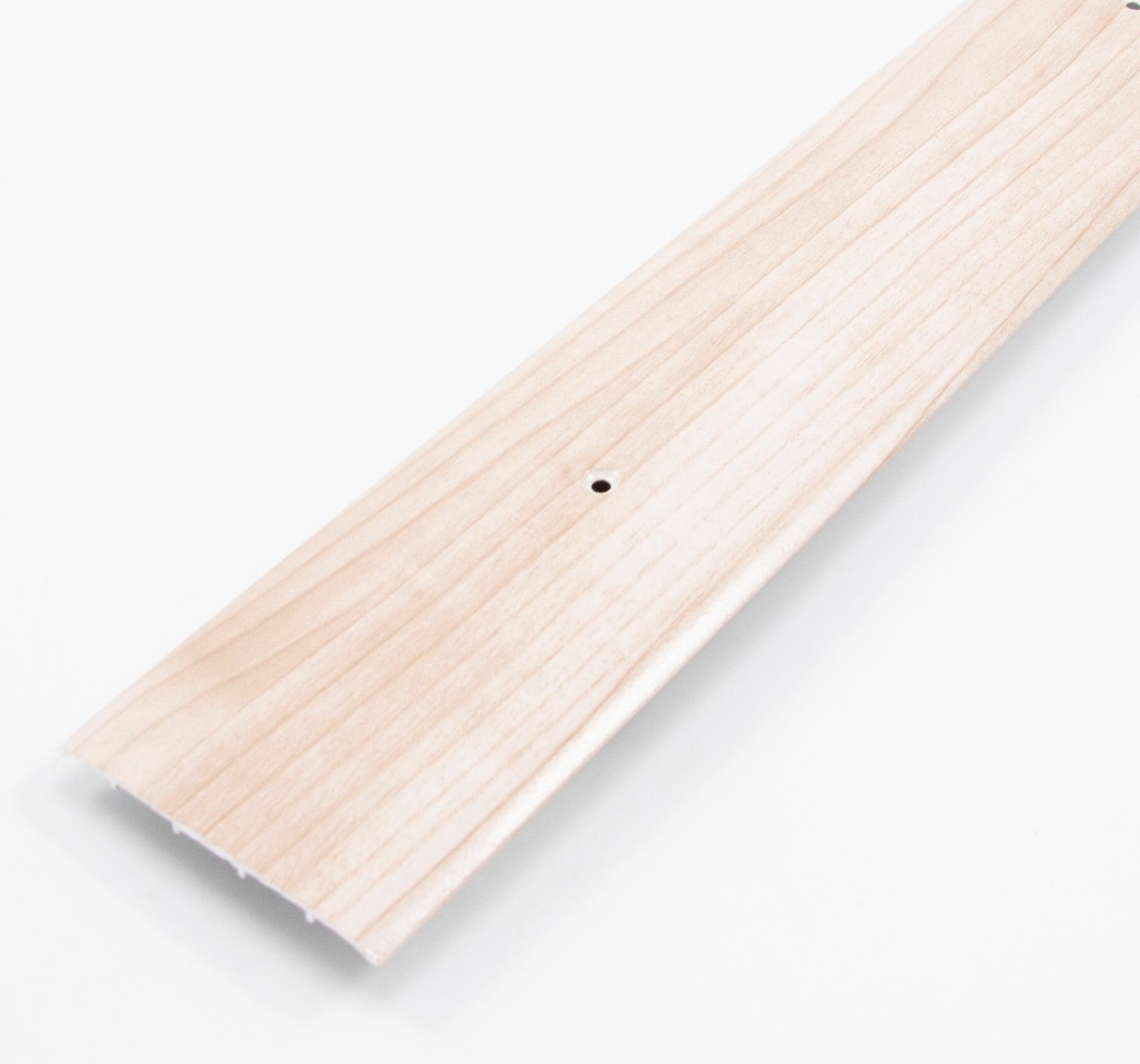 Порог алюминиевый прямой Клён 60мм х 09м