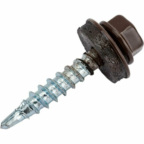 Самосверлящий винт HARDWEX ТМ HWX2-W-P5-4.8x28 мм. св.№1, RAL 8017 (250 шт.)