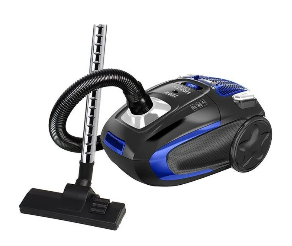 Пылесос DELTA LUX DL-0848 черный с синим