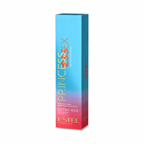 66/43 Крем-краска ESTEL PRINCESS ESSEX, Тёмно-русый медно-золотистый (EXTRA RED) краска для волос princess essex 165 коралловый
