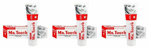 MR.Tooth Зубная паста Бережное отбеливание, 170 гр, 3 шт.