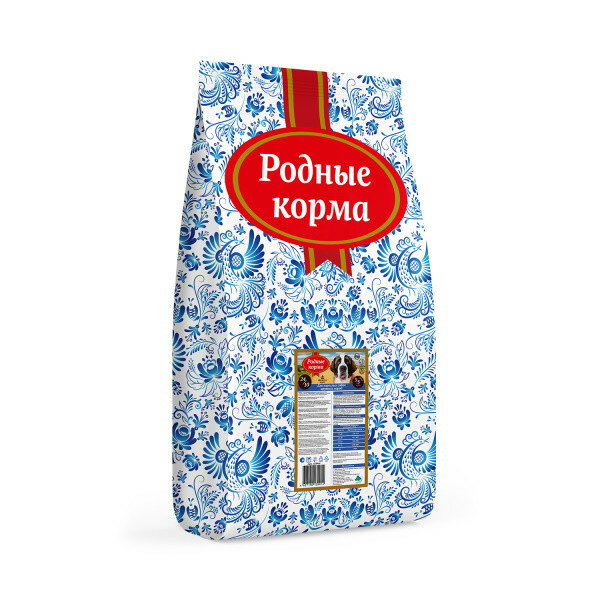 Сухой корм Родные корма 22/10 для взрослых собак крупных пород, курица, 16.38кг (1 пуд) - фото №17