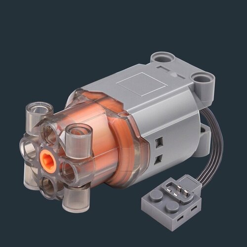 Серый Мотор - L, power functions L-motor увеличенной мощности pf сервомотор power functions servo motor увеличенной мощности