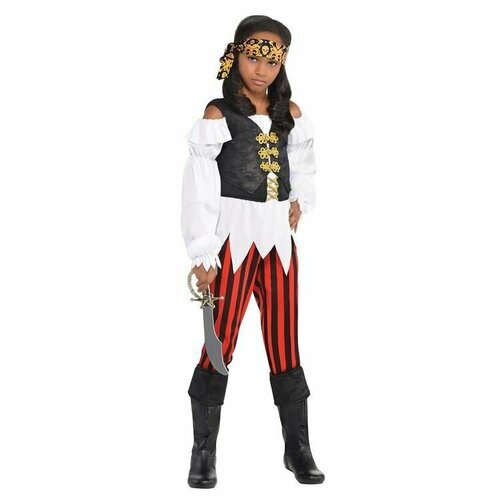 Костюм карнавальный, Весёлая затея, подростковый Пиратка Злодейка Girl L