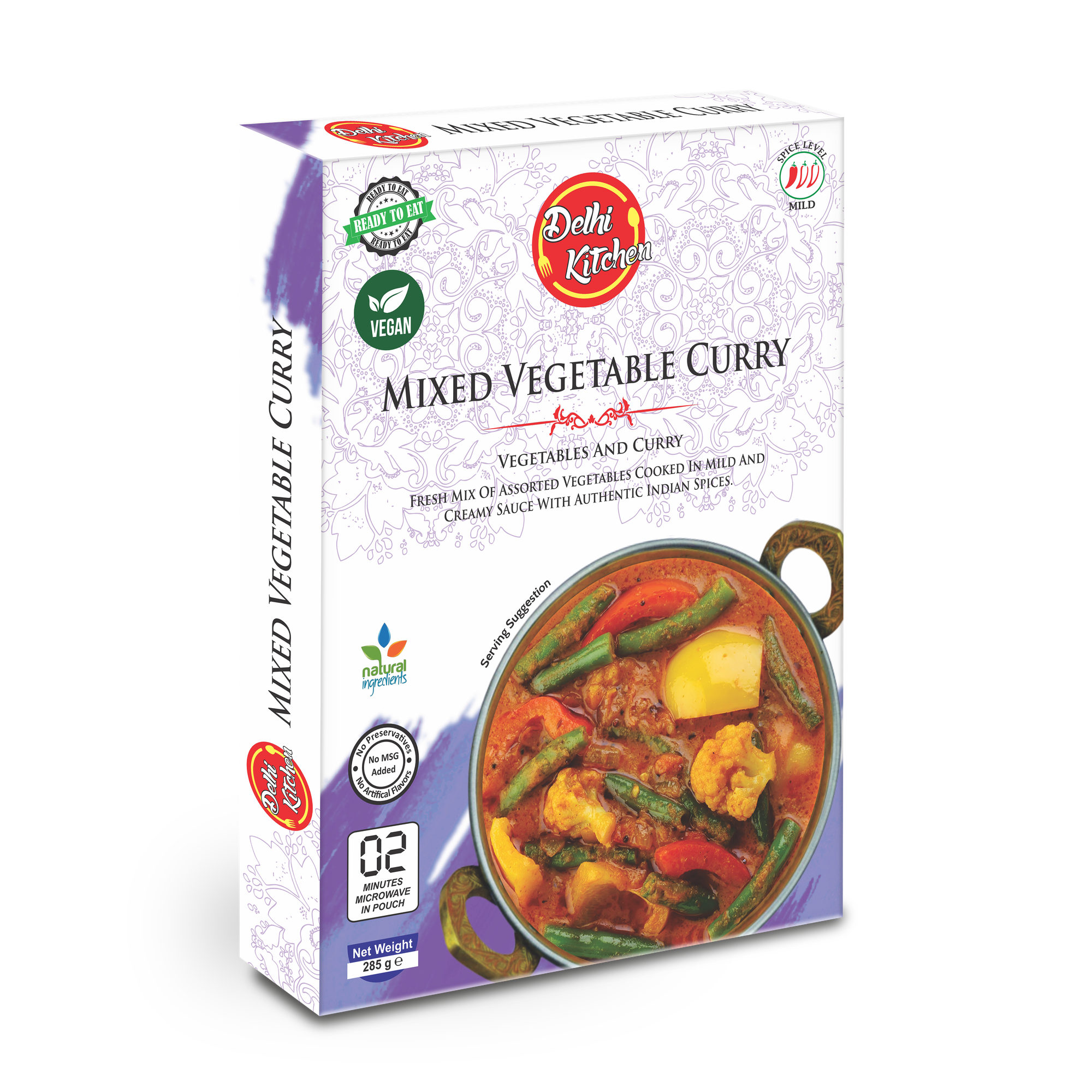 фото Смесь овощей с соусом карри (Mixed Vegetable Curry)