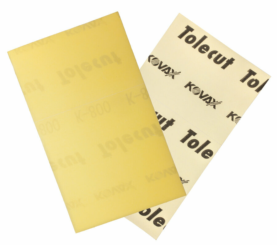 Самоклеящийся шлифовальный лист Kovax Tolecut Yellow K800 29х35 мм (24 шт.)