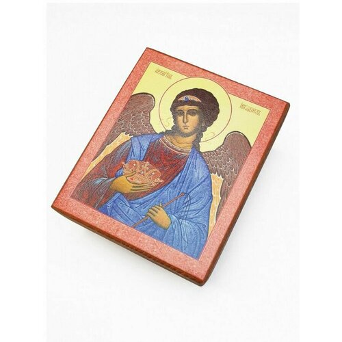 Икона Иегудиил Архангел, под старину, 20х28 см икона древо страданий христовых под старину 20х28 см