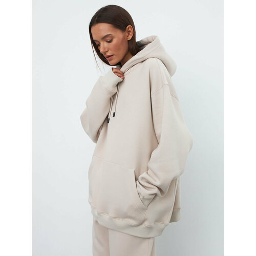 фото Худи hoodievludi, размер m, бежевый