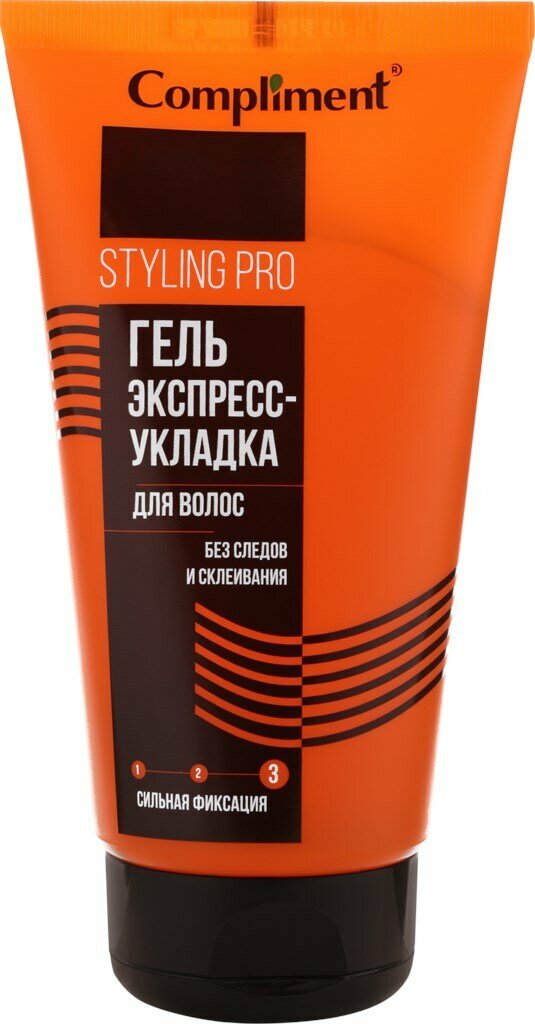 Гель для волос Compliment STYLING Pro Экспресс-Укладка сильная фиксация, 165 мл - фото №9
