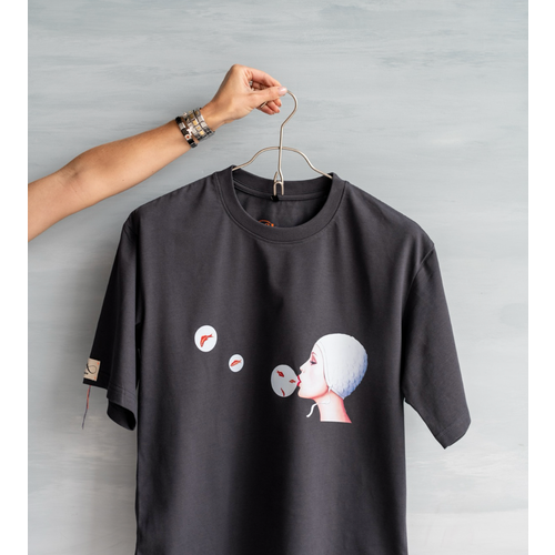 Футболка размер M, серый