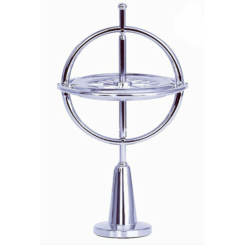 Гироскоп металлический круглый на подставке Chrome 1199₽