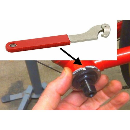 Съемник - ключ для стопорной гайки велосипедной каретки KMS съемник стопорной гайки каретки trix tl tx 728 0 bk