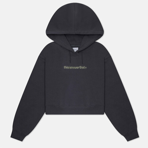 Толстовка thisisneverthat t-logo hoodie, силуэт прямой, размер m, серый