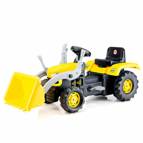 Игрушка Трактор педальный с ковшом, клаксон, желтая машины fancy baby игрушка трактор с ковшом mash03 en