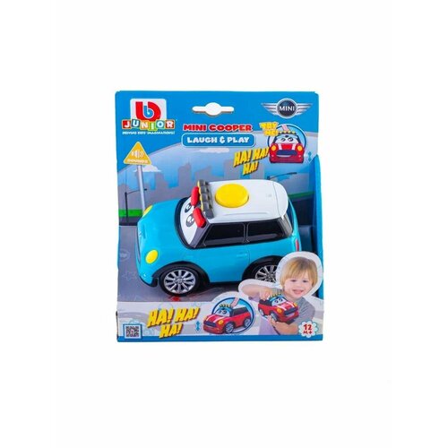 Машинка Bburago Junior с эффектом смеха Mini Cooper S. 16-81205