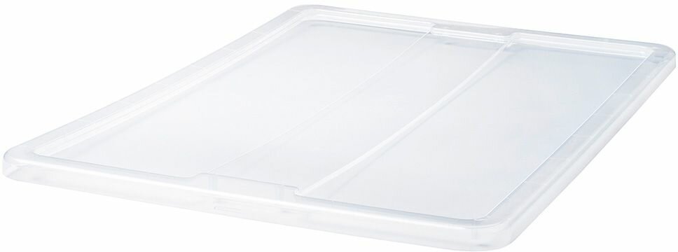Крышка для контейнера икеа 55/130 л пластиковая прозрачная 78х2х56 см