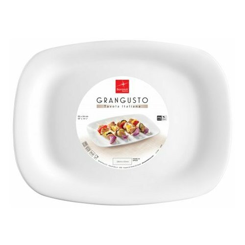 Блюдо для барбекю Bormioli rocco Grangusto, 33 х 24см