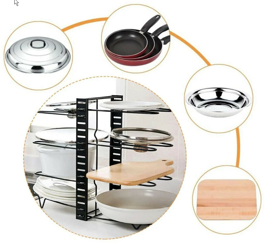 Узкий стеллаж для посуды в интерьере малогабаритной кухни