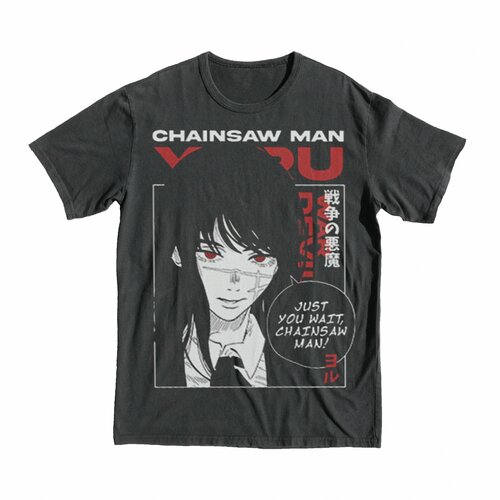 фото Футболка, размер l, черный animedrop