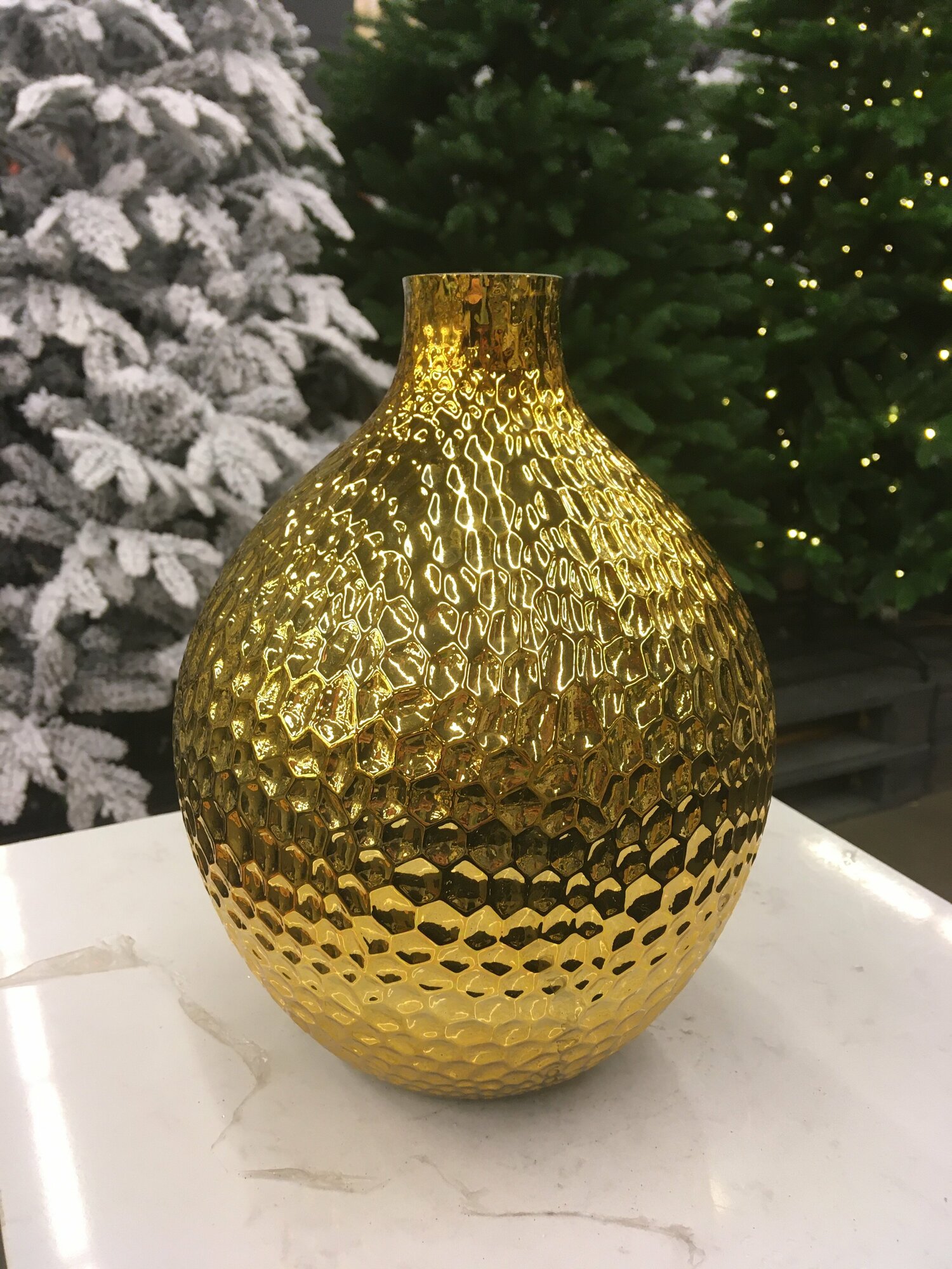 Ваза "Gold", золото, D-18 *H-23см