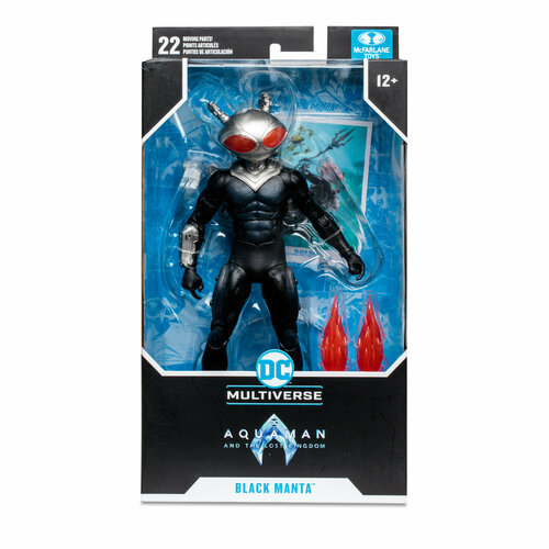 Фигурка Mcfarlane Toys Black Manta (Aquaman and the Lost Kingdom) 18 см MF15537 черный манта фигурка аквамен black manta page punchers