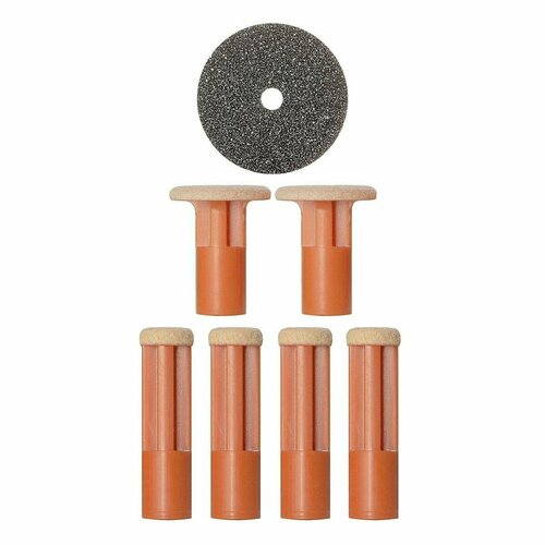 PMD Beauty Оранжевые сменные диски для грубой кожи Микродермабразия (4 маленьких и 2 больших) // Orange Discs (4 Small & 2 Large) remington прибор для алмазной микродермабразии md3000