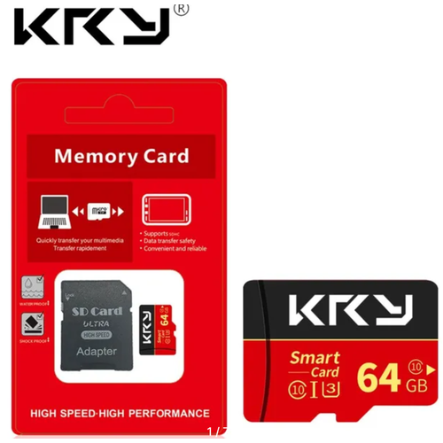 SD-карта Micro Memory U3 64 ГБ карта памяти micro sd 64 гб на телефон видеорегистратор