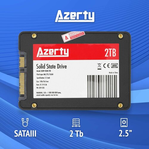 2 Тб Внутренний SSD диск Azerty Bory R500 2TB