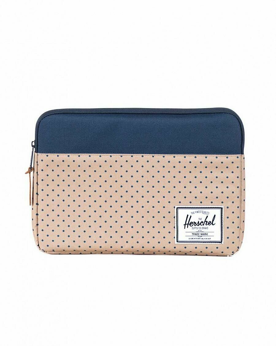 Чехол водоотталкивающий Herschel Anchor 11' MacBook Air Khaki Polka