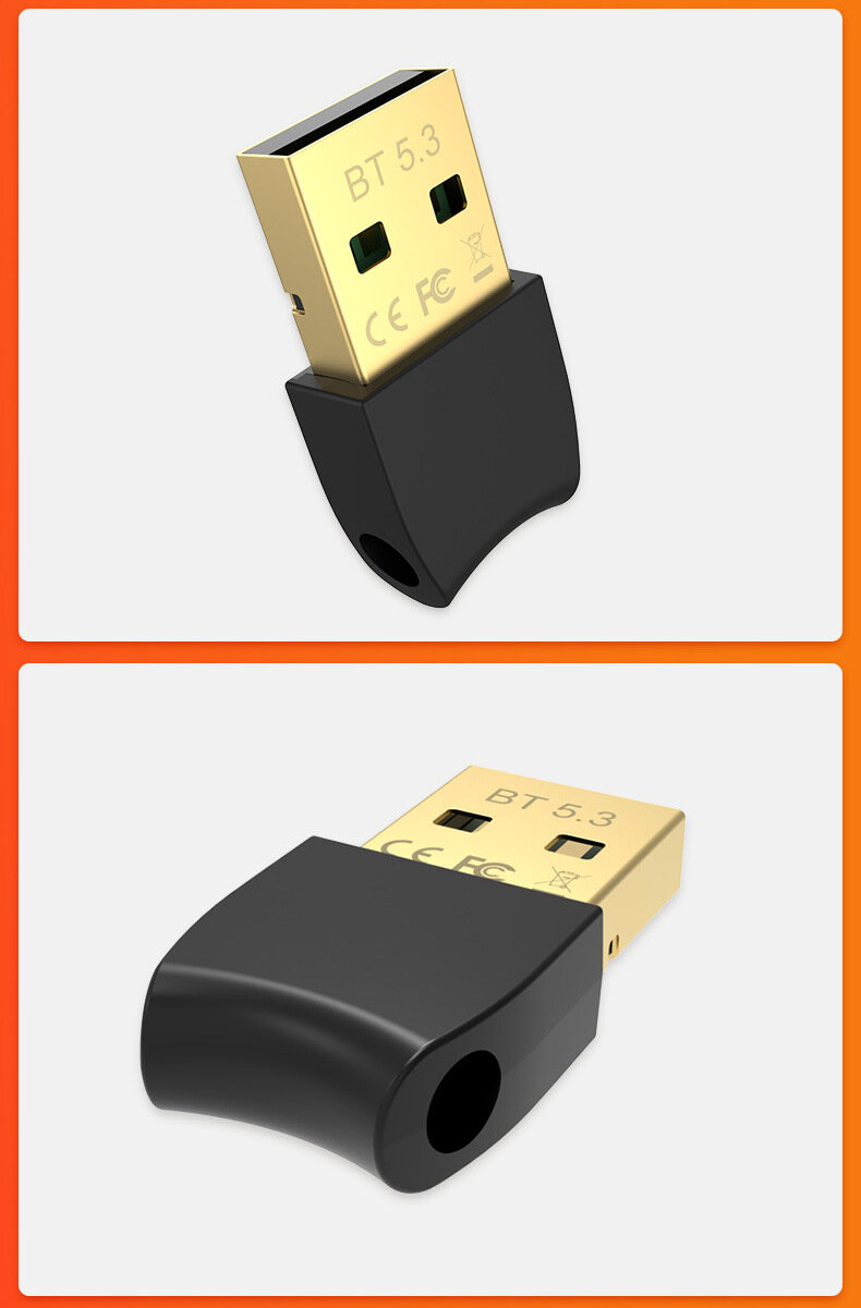 Адаптер USB Bluetooth 5.3 для компьютера мини — фото 4