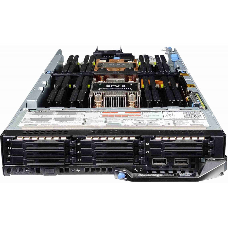Сервер DELL FC630 2xE5-2690v3 128GB, H730