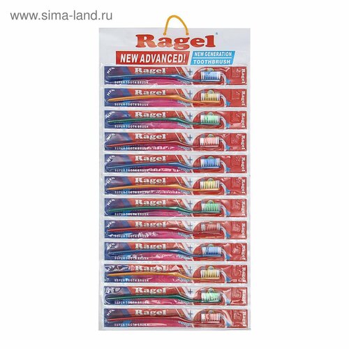 Зубная щётка средней жёсткости 1 шт 12шт 479₽