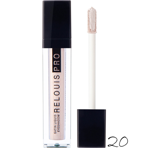 RELOUIS Тени для век жидкие сатиновые RELOUIS PRO Satin Liquid Eyeshadow тон:20 тени для век relouis relouis pro satin liquid eyeshadow жидкие сатиновые тон 23 cocoa milk