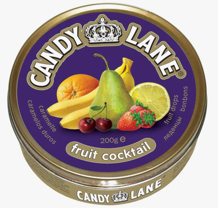 Леденцы Candy lane фруктовый коктейль, 1 шт, 200 грамм - фотография № 1