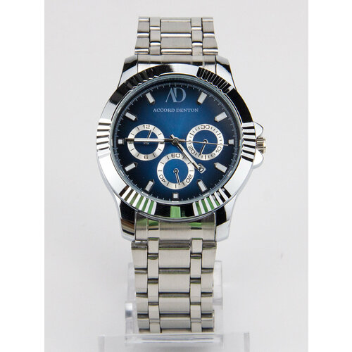 фото Наручные часы accord denton ad-2-синий, серебряный, синий