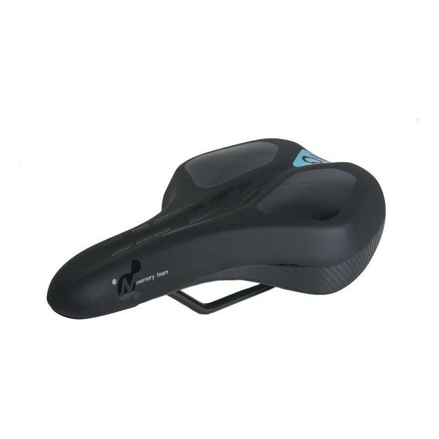 Седло велосипедное DDK D-102 MF фитнесс комфорт, для города и мтб, с гелевыми вставками, унисекс