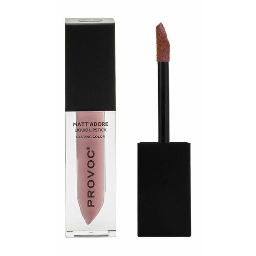 Жидкая матовая губная помада 9 пудрово-розовый Provoc Mattadore Liquid Lipstick 2006₽