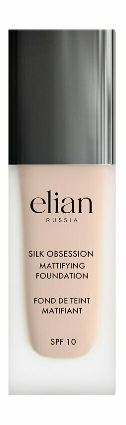 Матирующий тональный крем 15 Vanilla Elian Russia Silk Obsession Mattifying Foundation SPF 10