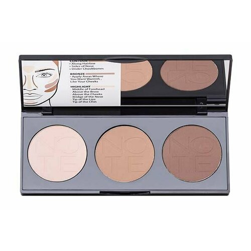 Пудровая палетка для контурирования лица 2 Medium to Dark Note Perfecting Contouring Powder Palette