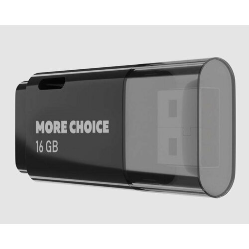 Флэш-накопитель MORE CHOICE (4610196405129) MF16 - черный Флеш накопитель памяти USB 16GB 2.0 More Choice MF16