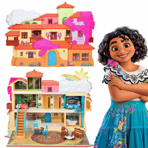 Дом для кукол Дом семьи Мадригаль 38 см Энканто с Мирабель, звуковые, световые функции