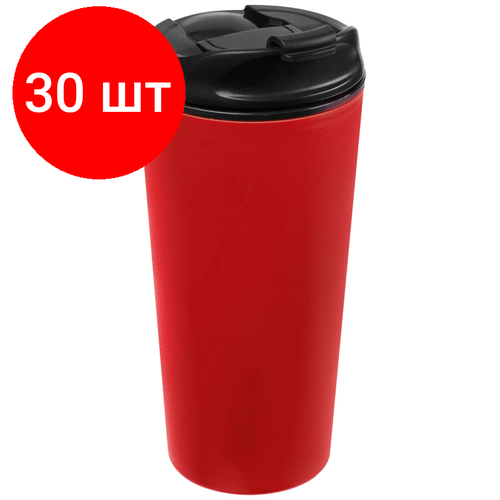Комплект 30 штук, Термостакан Edda, красный,13763.50