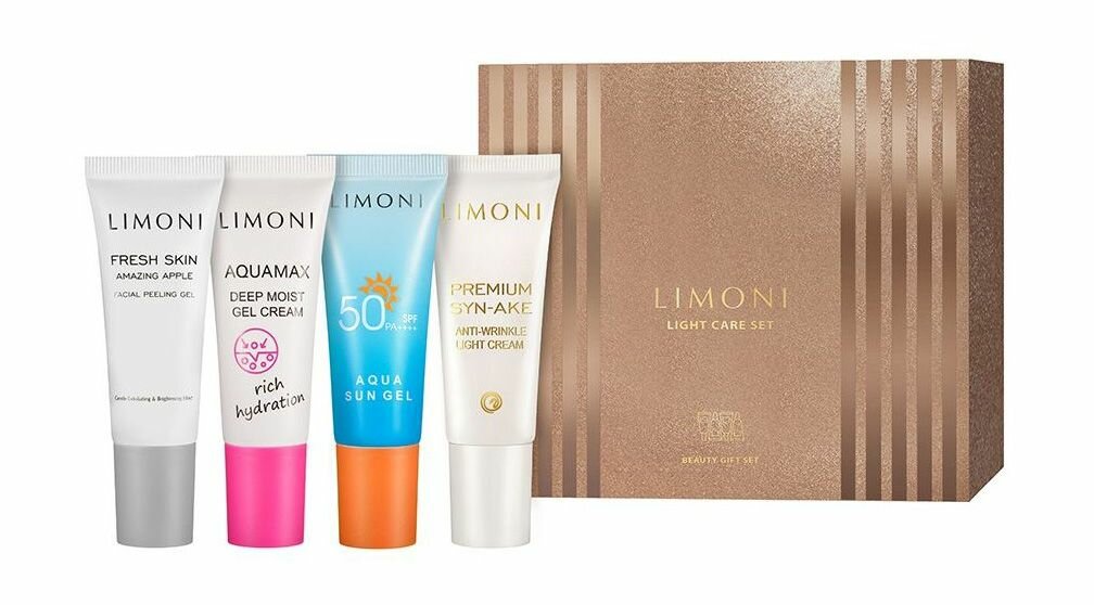 LIMONI Набор миниатюр для ухода за кожей / LIGHT CARE SET 100 мл - фото №13