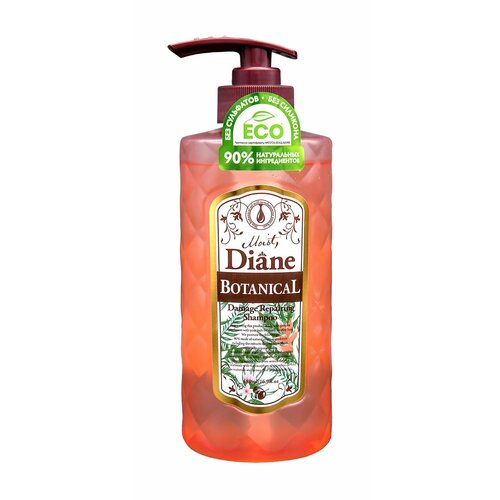 Восстанавливающий шампунь без сульфатов и силикона Moist Diane Botanical Damage Repairing Shampoo